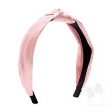 Load image into Gallery viewer, Satin wrap knot headband
