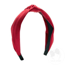 Load image into Gallery viewer, Satin wrap knot headband
