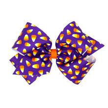 Load image into Gallery viewer, Halloween printed grosgrain bow
