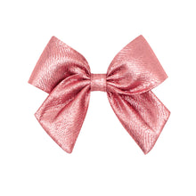 Load image into Gallery viewer, Metallic lame bowtie with tails
