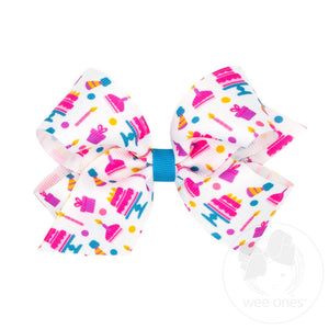 Birthday Girl  grosgrain bow