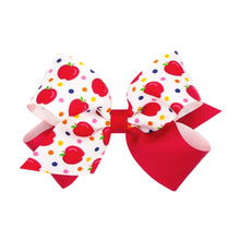 Load image into Gallery viewer, Back to school colorblock grosgrain bows
