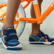 Load image into Gallery viewer, Navy denim sneaker
