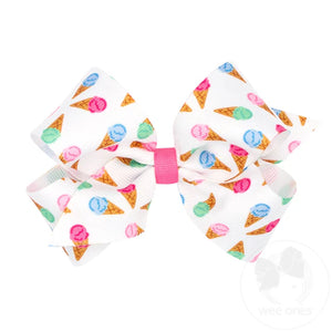 Beach themed grosgrain bows