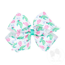 Load image into Gallery viewer, Beach themed grosgrain bows
