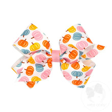 Load image into Gallery viewer, Harvest print grosgrain bows
