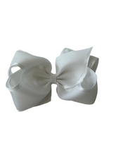Load image into Gallery viewer, Organza/satin edge overlay bow
