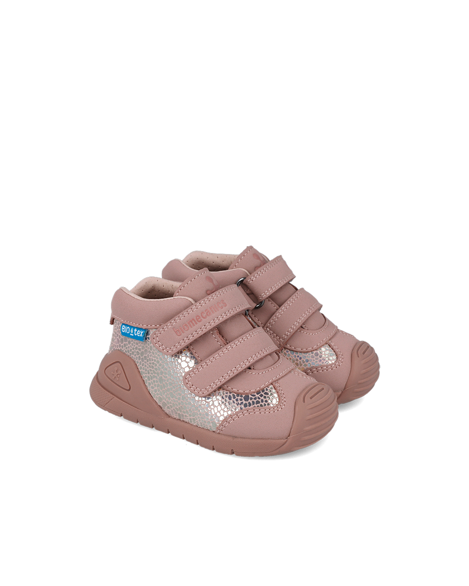 Pink nobuck  prewalker waterproof boot