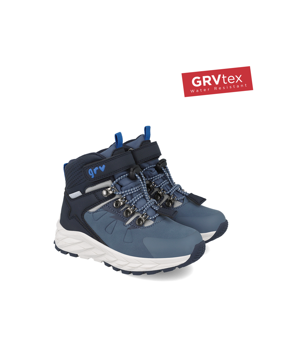 Blue waterproof trekking boot(251528)