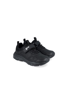 Black leather sneaker(251710)