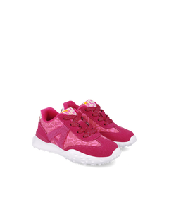 Fuscia running sneaker