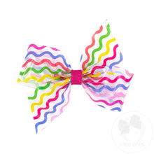 Load image into Gallery viewer, Wee Splash printed 2-loop swim bow
