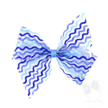 Load image into Gallery viewer, Wee Splash printed 2-loop swim bow
