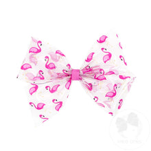 Load image into Gallery viewer, Wee Splash printed 2-loop swim bow
