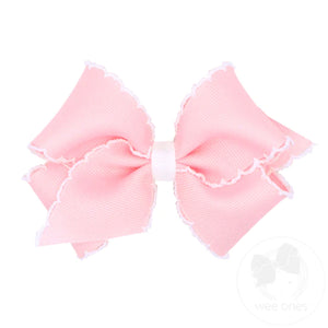 Basic pinks moonstitch bows