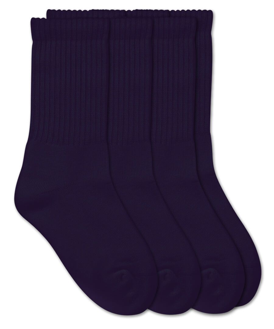 Navy crew socks(3 pair pack)