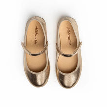 Load image into Gallery viewer, Mila gold metallic mary janes

