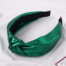 Load image into Gallery viewer, Chrome knot headband
