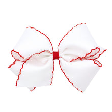 Load image into Gallery viewer, Basic school colors moonstitch bows
