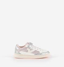 Load image into Gallery viewer, Sport sneaker with silver and pink glitter details
