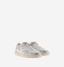 Load image into Gallery viewer, Sport sneaker with silver and pink glitter details
