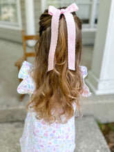 Load image into Gallery viewer, Grosgrain moonstitch streamer with knot wrap
