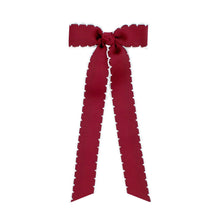 Load image into Gallery viewer, Grosgrain moonstitch streamer with knot wrap
