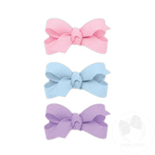 Load image into Gallery viewer, 3 Baby basic bows with knot
