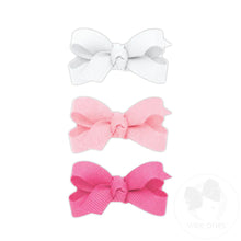 Load image into Gallery viewer, 3 Baby basic bows with knot

