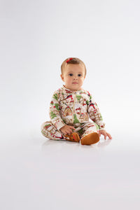 Christmas printed baby pajama