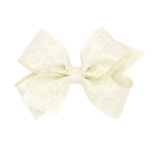 Load image into Gallery viewer, Flower embossed grosgrain bows
