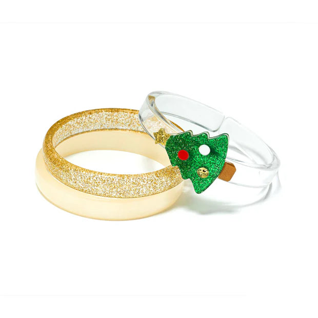 Christmas tree bangle set