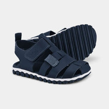 Load image into Gallery viewer, Navy leather sandal
