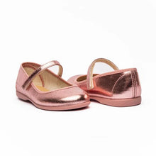Load image into Gallery viewer, Mila pink metallic mary janes
