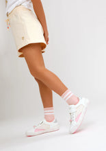 Load image into Gallery viewer, White multi glitter sneakers
