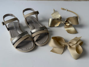 Ivory strappy sandal
