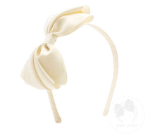 Load image into Gallery viewer, Mini king pleated grosgrain headband
