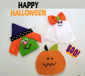 Halloween hair clips
