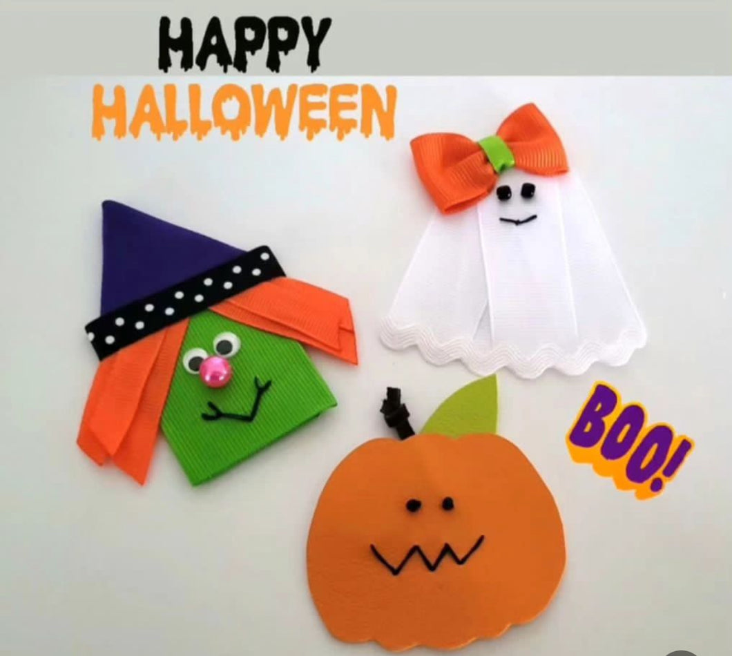 Halloween hair clips