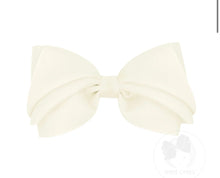 Load image into Gallery viewer, Pleated grosgrain hair bow
