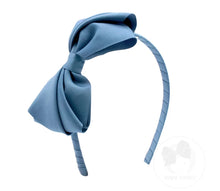 Load image into Gallery viewer, Mini king pleated grosgrain headband
