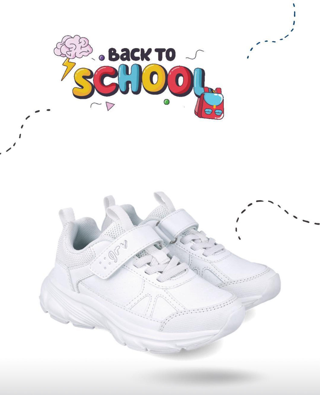 White leather sneaker(251710)