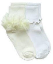 Load image into Gallery viewer, Ruffle edge and ripple edge cuffed socks(2 pair pack)
