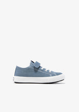Load image into Gallery viewer, Denim canvas elastic laces sneaker

