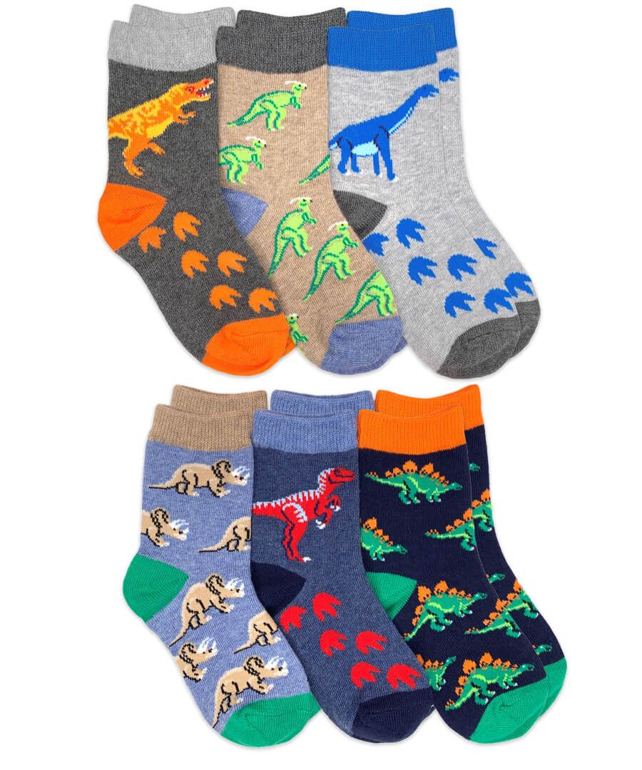 Dinosaurs pattern  sock(6 pair pack)