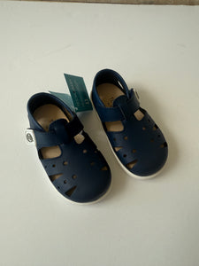 Navy dots respectful sandal