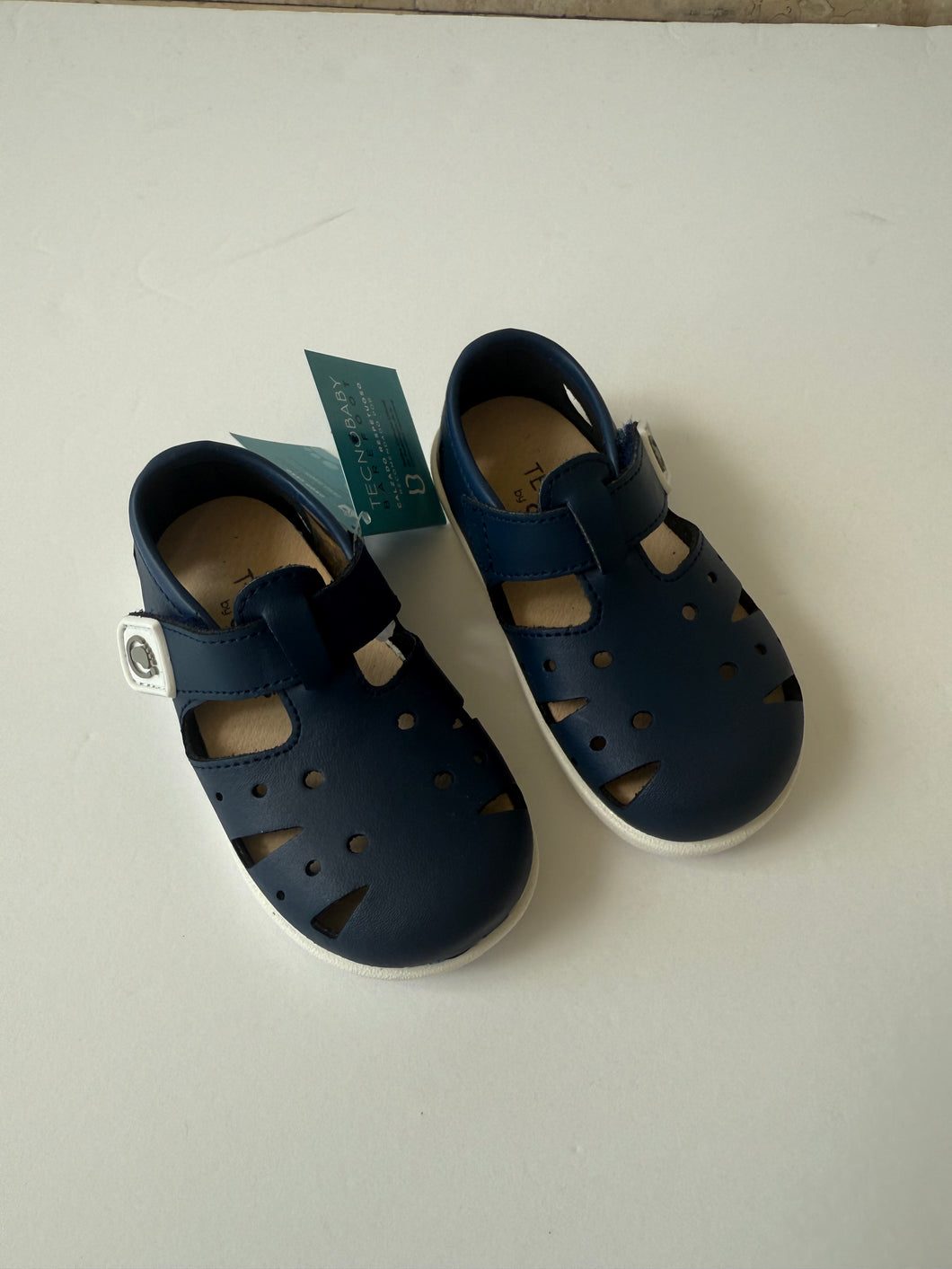 Navy dots respectful sandal