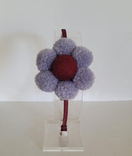 Load image into Gallery viewer, Pompom flower headband
