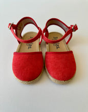 Load image into Gallery viewer, Red eco alpargatas(distressed color)
