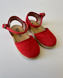 Red eco alpargatas(distressed color)